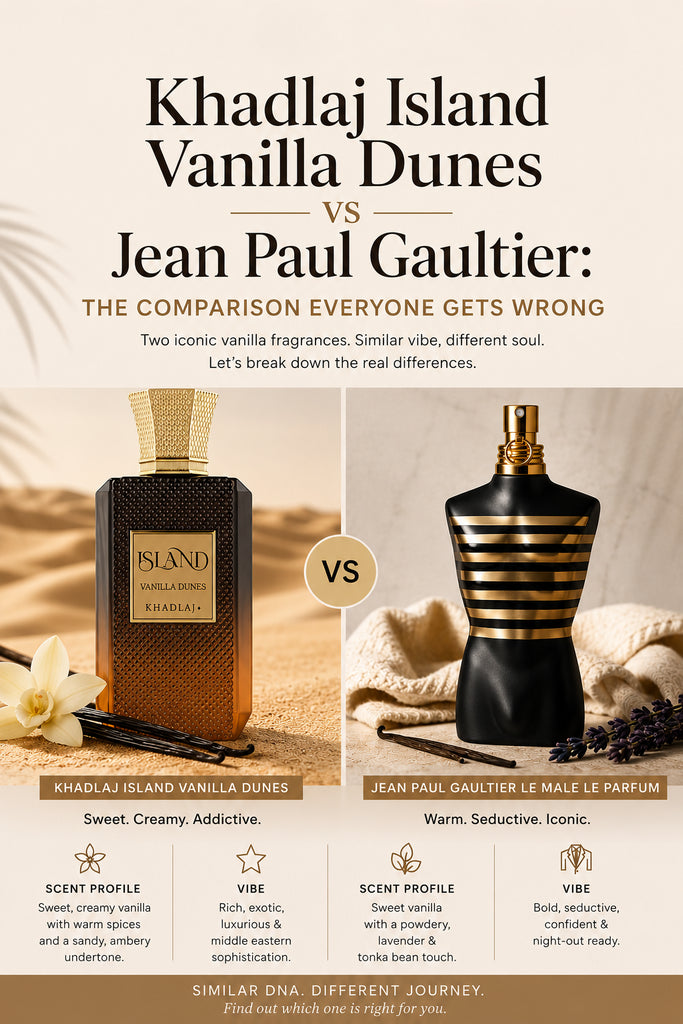 Khadlaj Island Vanilla Dunes vs Jean Paul Gaultier