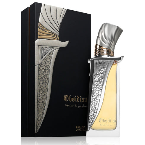 French Avenue Obsidian Extrait 100ml silver bottle with box