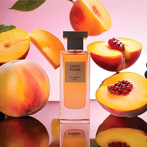 Brandy Sweet Peach eau de parfum, light peach floral scent, 85ml spray