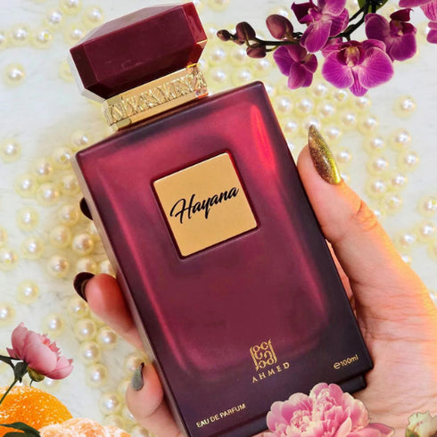 Ahmed Al Maghribi Hayana floral fruity feminine fragrance 100ml