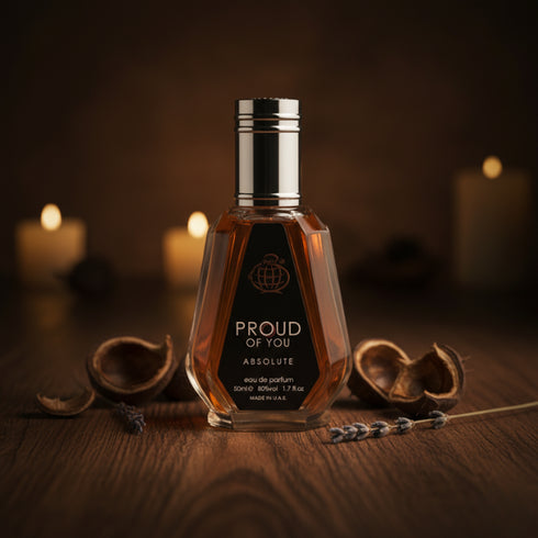 Fragrance World Proud of You Absolute 50ml eau de parfum mens sweet oriental fragrance