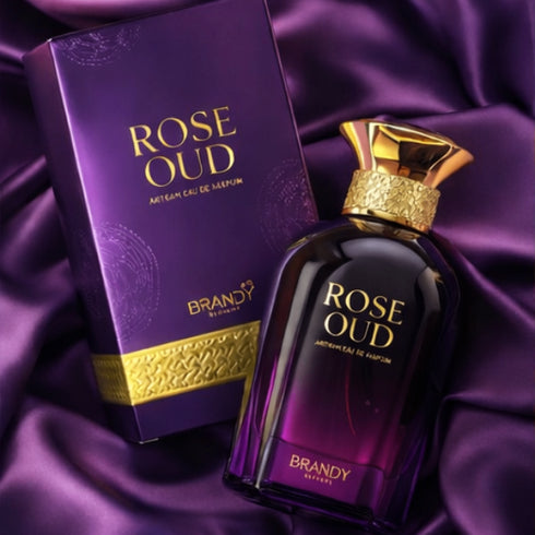 Brandy Rose Oud eau de parfum, floral woody unisex scent, 100ml spray