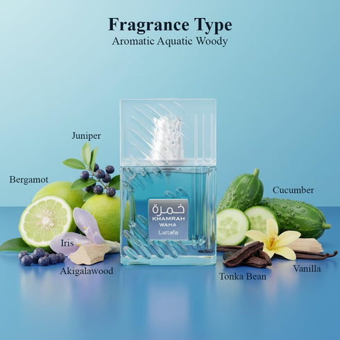 Lattafa Khamrah Waha EDP 100ml notes