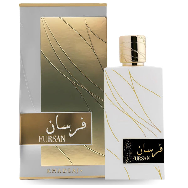 Khadlaj Fursan White 100ml eau de parfum bottle front view