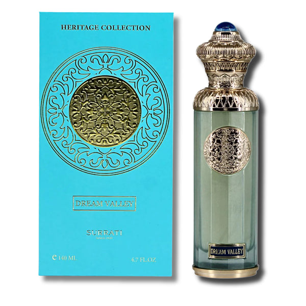 Surrati Dream Valley 140ml eau de parfum bottle with Heritage Collection box