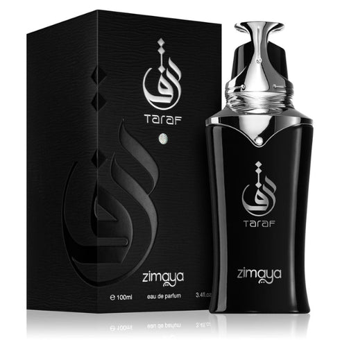 Zimaya Taraf Black 100ml eau de parfum bottle front view