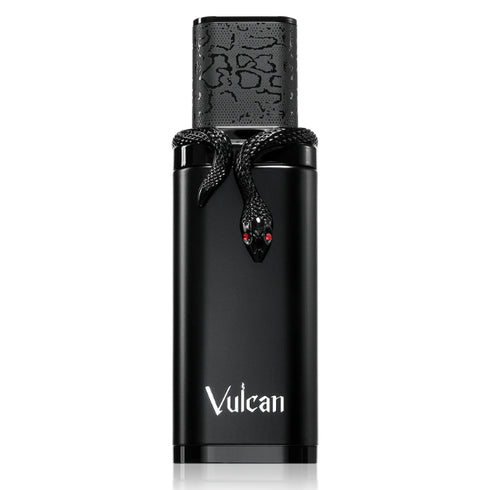 French Avenue Vulcan Black Friday 100ml eau de parfum black bottle front view