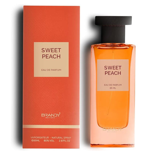 Brandy Sweet Peach eau de parfum 85ml, jasmine rose and pink pepper floral heart