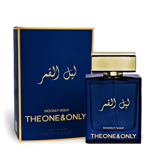 Fragrance World Moonlit Night 100ml eau de parfum blue bottle