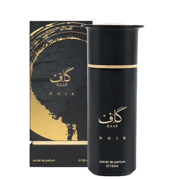 Ahmed Al Maghribi Kaaf Noir 100ml extrait de parfum bottle front view