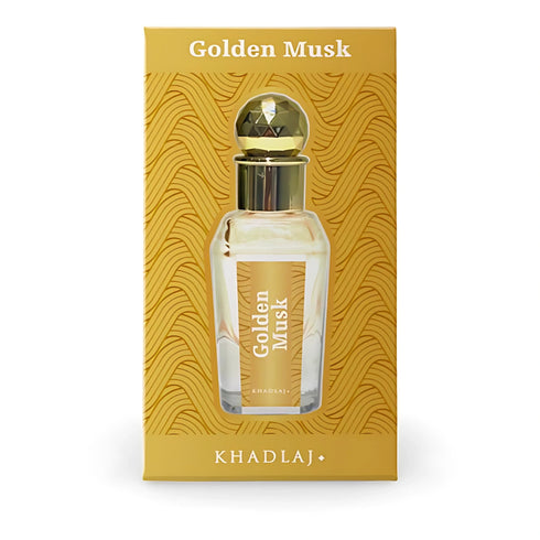 Khadlaj Golden Musk 15ml perfume oil sweet apple caramel musk