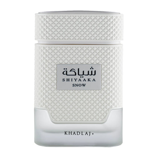 Khadlaj Shiyaaka Snow 100ml eau de parfum white bottle with box
