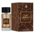Al Absar Oud Damascus 100ml eau de parfum bottle beside its box showing the eau de parfum 100ml label