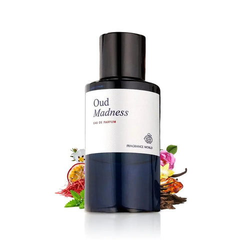 Fragrance World Oud Madness Eau de Parfum 60ml - Perfumeo.co.uk