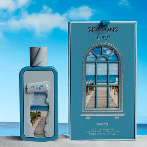 Riiffs Seasons Drift 100ml eau de parfum, cedar clary sage and ginger aromatic perfume