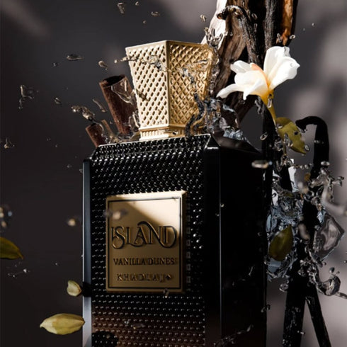 Khadlaj Island Vanilla Dunes 100ml extrait de parfum side view