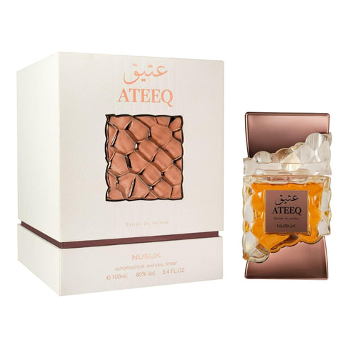 Nusuk Ateeq 100ml eau de parfum, refined sweet tobacco unisex perfume