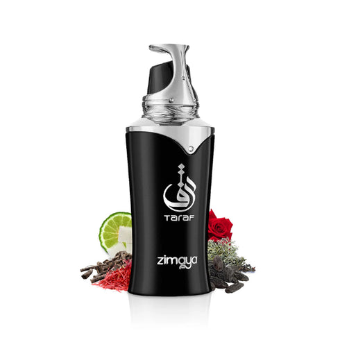 Zimaya Taraf Black 100ml eau de parfum cap detail