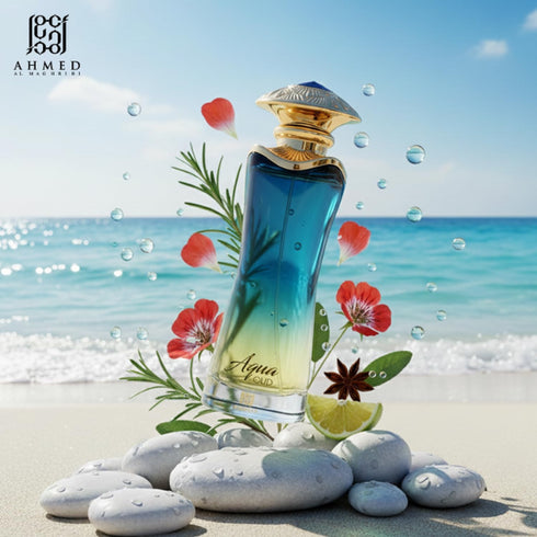 Ahmed Al Maghribi Aqua Oud 100ml unisex fresh aquatic perfume
