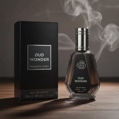 Fragrance World Oud Wonder 50ml unisex smooth oud perfume