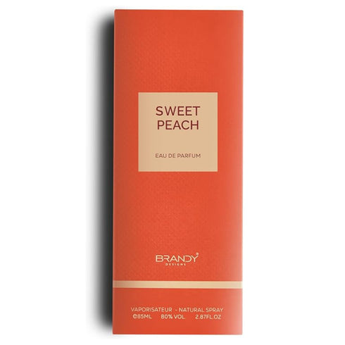 Brandy Sweet Peach 85ml EDP, fresh fruity womens summer fragrance