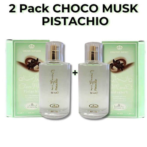 Al Rehab Choco Musk Pistachio 50ml 2-Pack