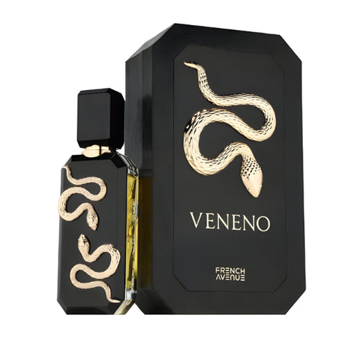 French Avenue Veneno 100ml eau de parfum black snake bottle