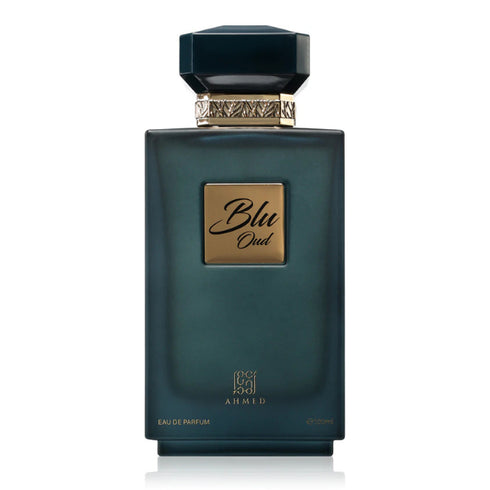 Ahmed Al Maghribi Blu Oud 100ml eau de parfum dark green bottle