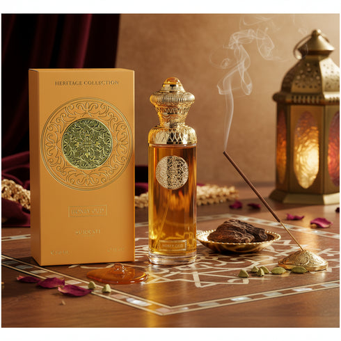 Surrati Honey Oud 140ml Heritage Collection eau de parfum cap detail