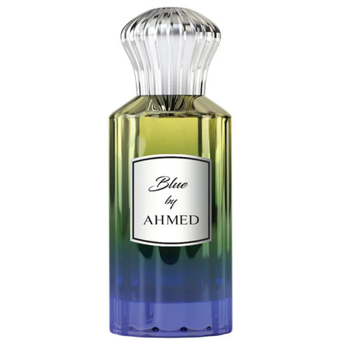 Blue by Ahmed Al Maghribi 100ml eau de parfum bottle front view