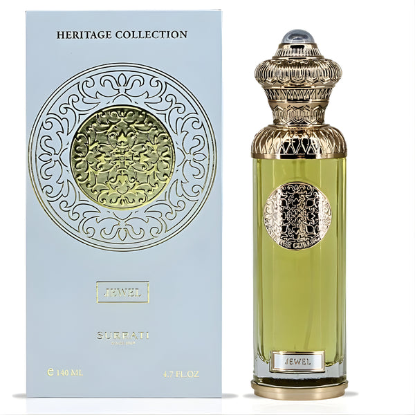 Surrati Jewel 140ml eau de parfum bottle with Heritage Collection box