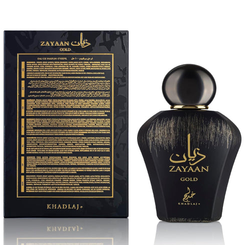 Khadlaj Zayaan Gold 100ml EDP spicy sweet oriental fragrance