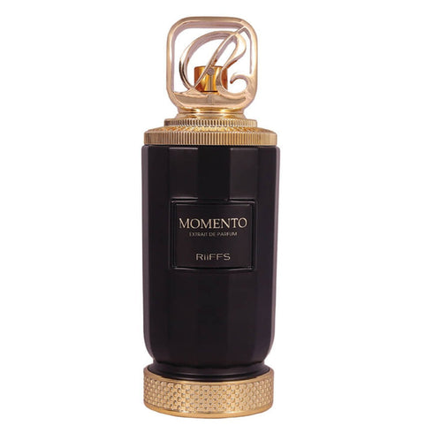 Riiffs Momento 100ml eau de parfum, sugar saffron and mandarin sweet spicy scent bottle
