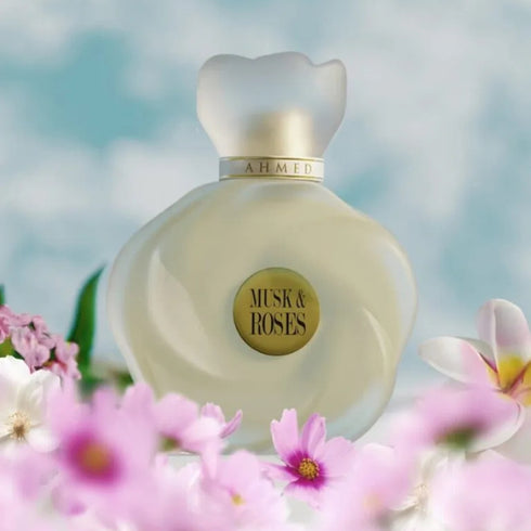 Ahmed Al Maghribi Musk and Roses floral musk fragrance 100ml