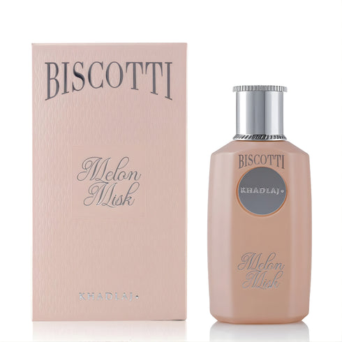 Khadlaj Biscotti Melon Misk 100ml eau de parfum bottle front