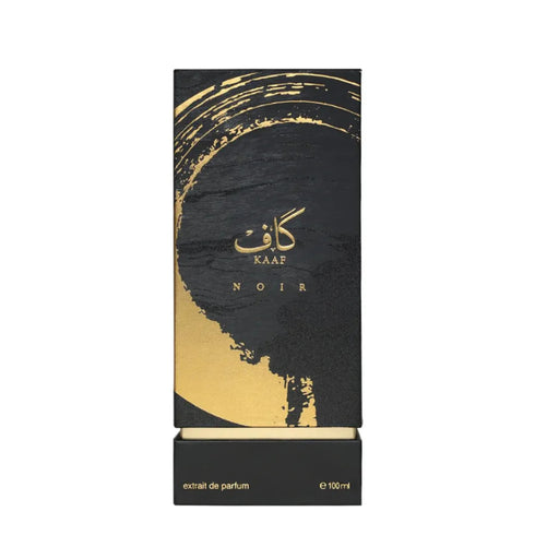 Ahmed Al Maghribi Kaaf Noir 100ml extrait de parfum black gold bottle