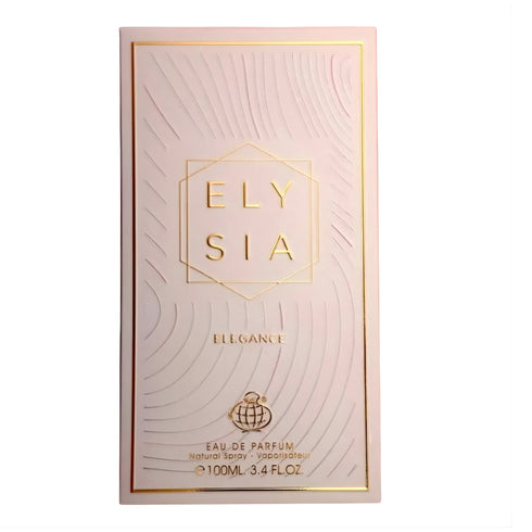 Fragrance World Elysia Elegance 100ml eau de parfum bottle detail