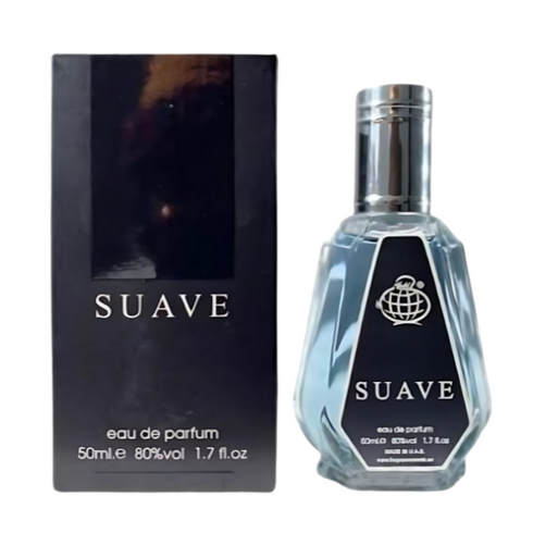 Fragrance World Suave 50ml eau de parfum bottle detail