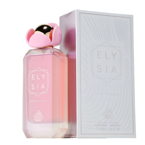 Fragrance World Elysia Vanilla Sugar 100ml eau de parfum pink bottle