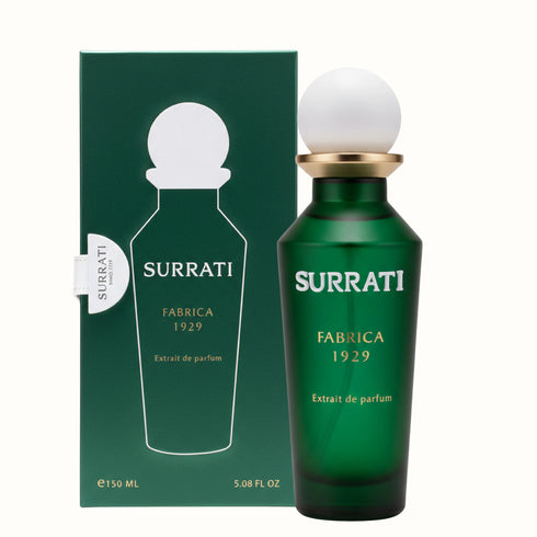 Surrati Fabrica 1929 150ml extrait de parfum bottle and box