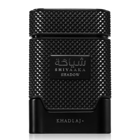 Khadlaj Shiyaaka Shadow 100ml eau de parfum black bottle with box