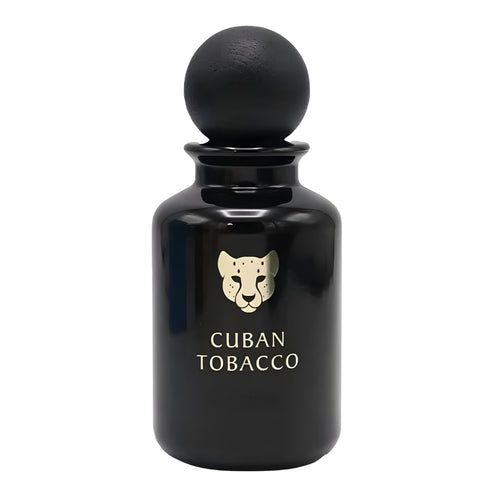 Surrati Cuban Tobacco 100ml extrait de parfum black bottle with leopard emblem