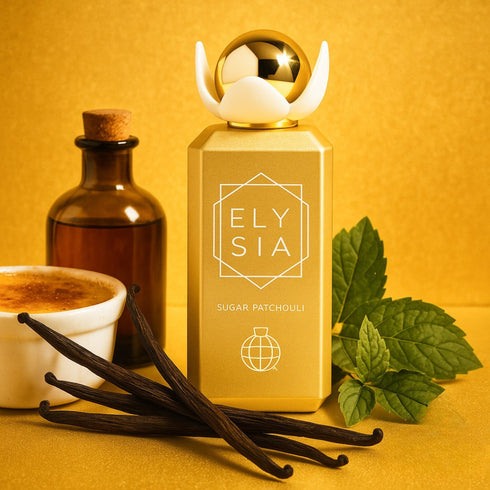 Fragrance World Elysia Sugar Patchouli 100ml eau de parfum unisex oriental gourmand fragrance