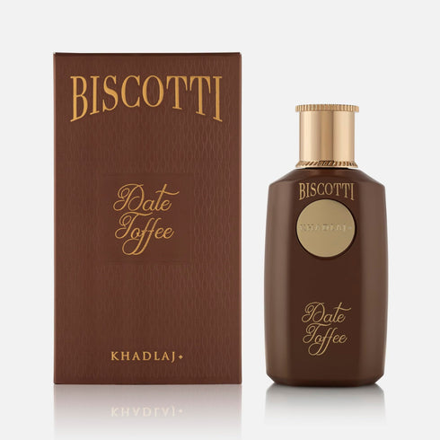 Khadlaj Biscotti Date Toffee 100ml eau de parfum cap detail