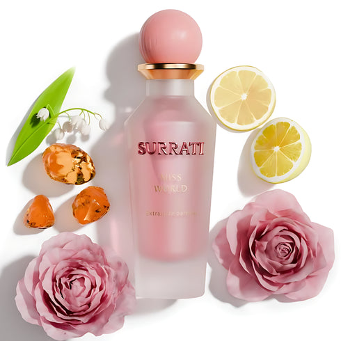 Surrati Miss World 150ml extrait de parfum bottle front view