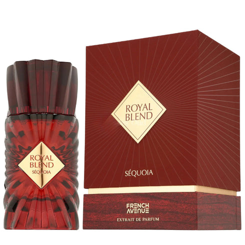 French Avenue Royal Blend Sequoia Extrait 100ml bottle detail