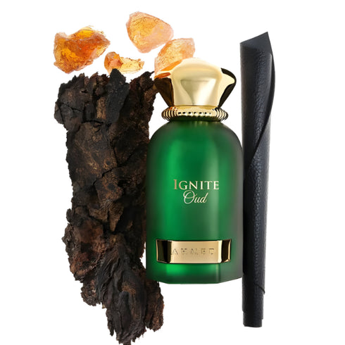 Ahmed Al Maghribi Ignite Oud 60ml eau de parfum detail