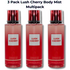 Fragrance World Lush Cherry body mist triple pack 250ml
