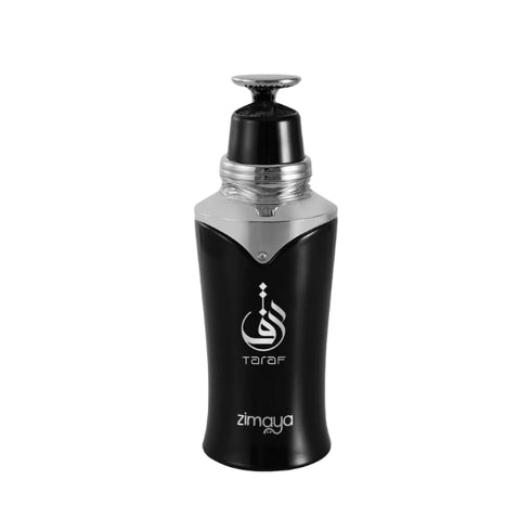 Zimaya Taraf Black 100ml eau de parfum bottle and box