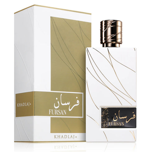Khadlaj Fursan White 100ml eau de parfum bottle and packaging